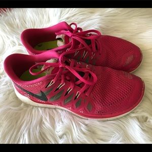 Pink Nike Free 5.0